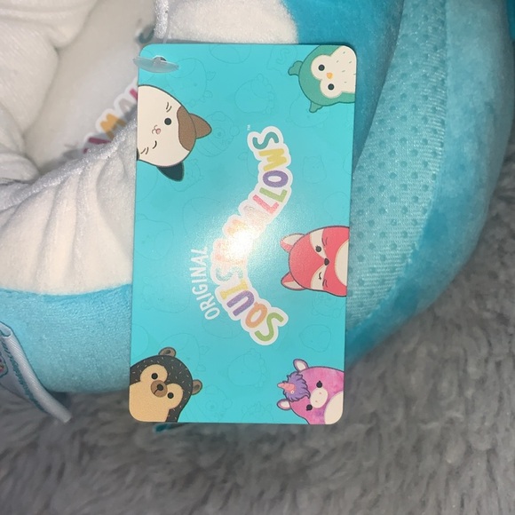 Squishmallows kids Slippers Dragon Blue - Picture 3 of 9